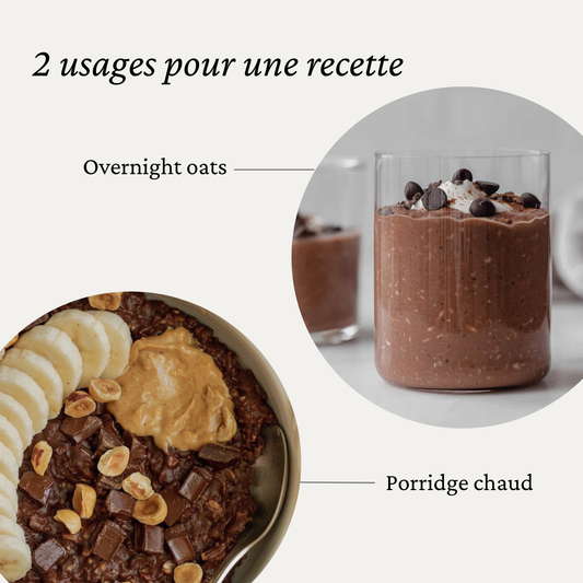 OVERNIGHT OATS & PORRIDGE Cacao Noisettes