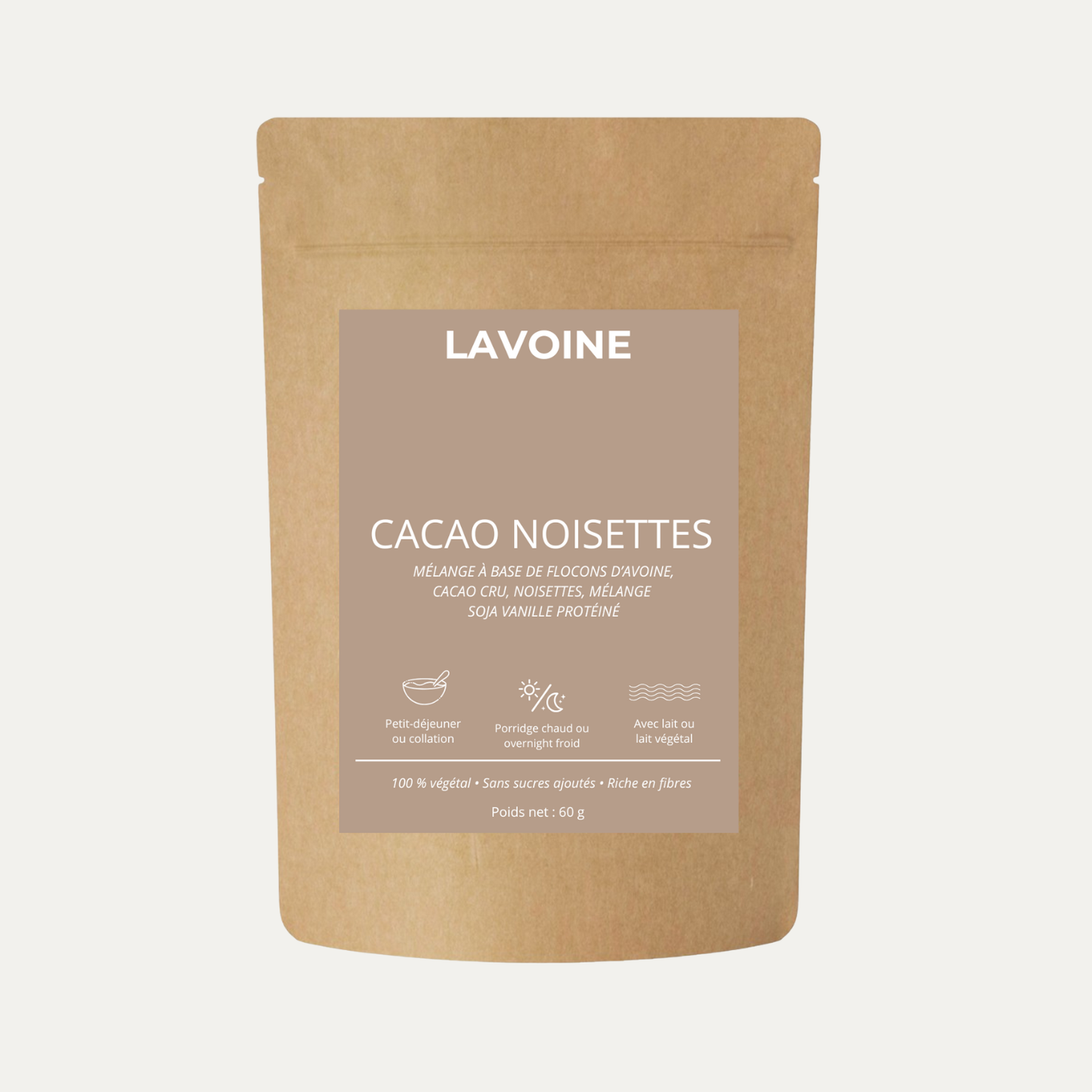 PORRIDGE & OVERNIGHT OATS Cacao Noisettes