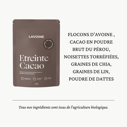 OVERNIGHT OATS & PORRIDGE Étreinte Cacao