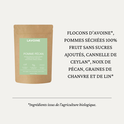 PORRIDGE & OVERNIGHT OATS Pomme Pécan