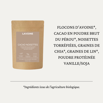 PORRIDGE & OVERNIGHT OATS Cacao Noisettes