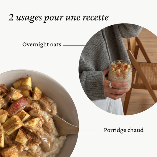 OVERNIGHT OATS & PORRIDGE Heure Épicée
