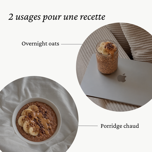 OVERNIGHT OATS & PORRIDGE Étreinte Cacao